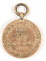 Preussen Kriegsdenkmünze 1870-1871 für Kämpfer, Band beiliegend