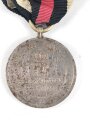 Preussen Kriegsdenkmünze 1870-1871 für Nichtkämpfer, am Band