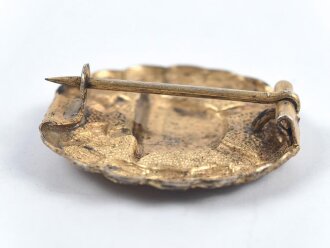 1.Weltkrieg, Verwundetenabzeichen gold, Eisen vergoldet