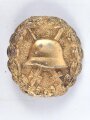 1.Weltkrieg, Verwundetenabzeichen gold, Eisen vergoldet