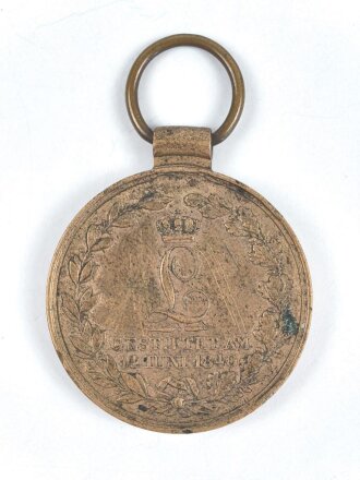 Hessen, Felddienstzeichen (Kriegsdenkmünze) 1840, Messing