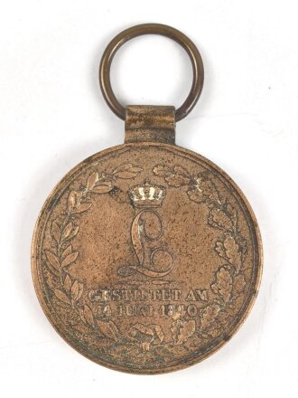 Hessen, Felddienstzeichen (Kriegsdenkmünze) 1840,...