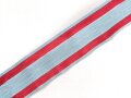 Hessen, Band für die breite Bandspange zum Allgemeinen Ehrenzeichen " Für Tapferkeit" . Breite 27mm, sie erhalten je 10cm von der Rolle abgeschnitten
