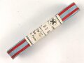 Hessen, Bündel Band für die Bandspange zum Allgemeinen Ehrenzeichen " Für Tapferkeit" . Breite 15mm, in der originalen Banderole, laut dieser 10 Meter