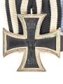 Bayern, Ordenspange Eisernes Kreuz 2. Klasse 1914 und König Ludwig Kreuz an kurzem Band