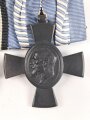 Bayern, Ordenspange Eisernes Kreuz 2. Klasse 1914 und König Ludwig Kreuz an kurzem Band