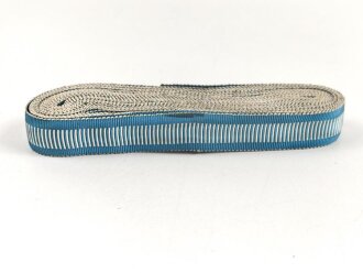 Bayern, Ordensband für die Bandspange zum König Ludwig Kreuz. Breite 15mm, sie erhalten je 10cm von der Rolle abgeschnitten