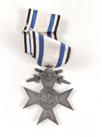 Bayern, Militär Verdienstkreuz 3.Klasse mit Schwertern. Kriegsmetall, am Band
