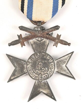 Bayern, Militär Verdienstkreuz 3.Klasse mit Schwertern. Kriegsmetall, am Band