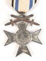 Bayern, Militär Verdienstkreuz 3.Klasse mit Schwertern. Kriegsmetall, am Band