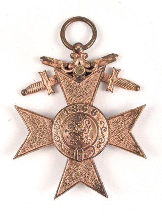 Bayern, Militär Verdienstkreuz 3.Klasse mit Schwertern.  Band beiliegend