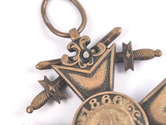 Bayern, Militär Verdienstkreuz 3.Klasse mit Schwertern, Buntmetall