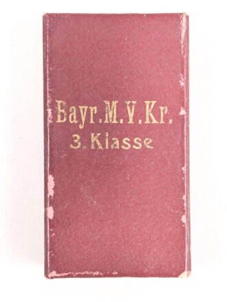 Bayern, Etui zum Militär Verdienstkreuz 3.Klasse ,...