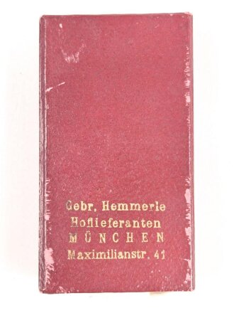 Bayern, Etui zum Militär Verdienstkreuz 3.Klasse , defektes Stück