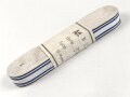 Bayern,  Bündel Ordensband zur Bandspange des Militär Verdienstkreuz 3. Klasse. Breite 15mm, in der originalen Banderole, laut dieser 10 Meter