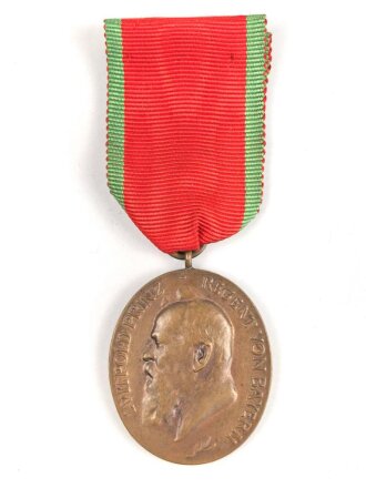 Bayern, Prinzregent Luitpold Medaille in bronze, am Band