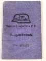 "Der Stahlhelm Bund der Frontsoldaten" Mitgliedsbuch eines Angehörigen aus Frankfurt am Main, Eingetreten 1931