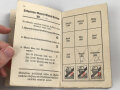 "Der Stahlhelm Bund der Frontsoldaten" Mitgliedsbuch eines Angehörigen aus Frankfurt am Main, Eingetreten 1931