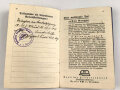 "Der Stahlhelm Bund der Frontsoldaten" Mitgliedsbuch eines Angehörigen aus Frankfurt am Main, Eingetreten 1931