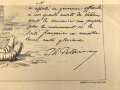Frankreich, Erinnerungsblatt "Oeuvre du Souvenir des Defenseurs de Verdun - Monument de Douaumont 1914-1918" gefaltet