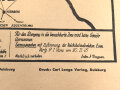 "Übersichtskarte über die Zonenabgrenzung nebst Übergangsbahnhöfen, datiert 20.11.1945, Maße: 63 x 45 cm, gefaltet