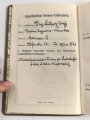 "Führerbuch des Deutschen Luftschifferverband" datiert 1911, 126 Seiten, einige Einträge