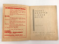 Kommunistischer Rot Front Verlag"Frontkämpfer Liederbuch" 31 Seiten, Kleinformat