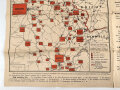 "Truppen und Festungen der Franzosen zwischen Paris und der deutschen Grenze", Flugblatt Nr 4, mehrmals eingerissen