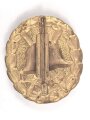 1.Weltkrieg, Verwundetenabzeichen gold, Buntmetall vergoldet