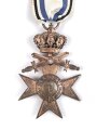 Bayern, Militär Verdienstkreuz 3.Klasse mit Krone und Schwertern. Am Band