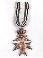 Bayern, Militär Verdienstkreuz 3.Klasse mit Krone und Schwertern. Am Band