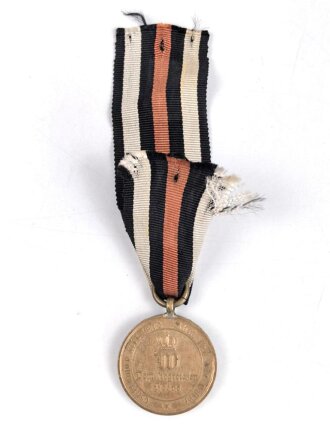 Preussen Kriegsdenkmünze 1870-1871 für Kämpfer, am band