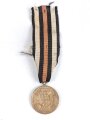 Preussen Kriegsdenkmünze 1870-1871 für Kämpfer, am band
