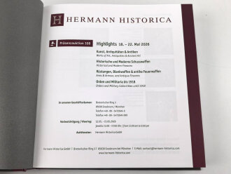 Auktionskatalog "Hermann Historica , 18.-22.Mai 2026" DIN A5