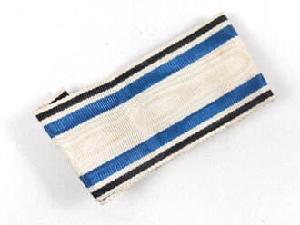 Bayern, Ordensband zum Militär Verdienstkreuz . Breite 30mm, Länge 15cm