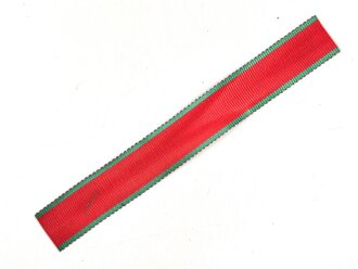 Bayern, Ordensband zur Bandspange der Prinzregent Luitpold Medaille in bronze, Breite 15mm, Länge 11,5cm