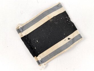 Bayern, Ordensband zur Militär Verdienst Medaille in silber. Breite 35mm, Länge 7,5cm
