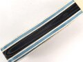 Bayern, Ordensband zur Bandspange der Militär Verdienst Medaille in silber. Breite 15mm, sie erhalten je 10cm von der Rolle abgeschnitten