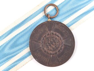 Bayern, Landwehr Dienstauszeichnung 2.Klasse 1913 , Band beiliegend