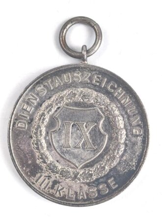 Bayern, Dienstauszeichnung 3.Klasse 1913 , Band beiliegend