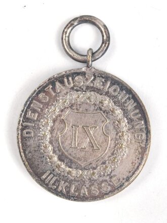 Bayern, Dienstauszeichnung 3.Klasse 1913 , Band beiliegend