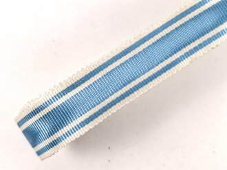 Bayern, Ordensband für die Bandspange zur Dienstauszeichnung 1913. Breite 15mm, sie erhalten je 10cm von der Rolle abgeschnitten