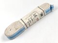 Bayern, Bündel Ordensband für die Bandspange zur Dienstauszeichnung 1913. Breite 15mm, in der originalen Banderole, laut dieser 10 Meter