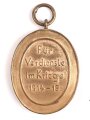 Bayern, Kriegserinnerungszeichen des bayerischen Landesvereins vom Roten Kreuz, Für Verdienste im Kriege 1914-1918