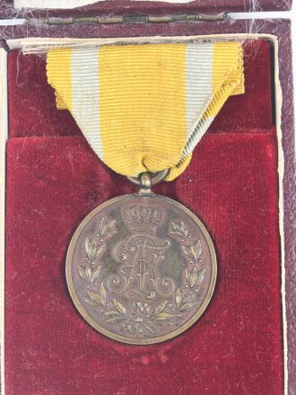 Sachsen Königreich, Friedrich August Medaille in...