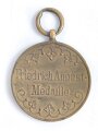Sachsen Königreich, Friedrich August Medaille in bronze. Band beiliegend