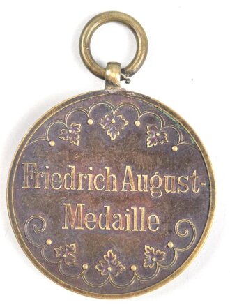 Sachsen Königreich, Friedrich August Medaille in...