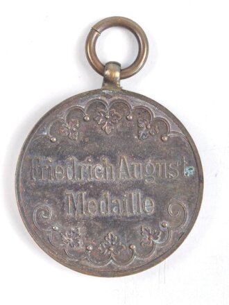 Sachsen Königreich, Friedrich August Medaille in...
