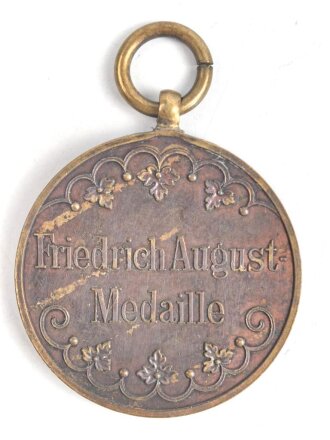Sachsen Königreich, Friedrich August Medaille in...
