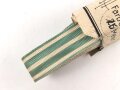 Sachsen Königreich, Ordensband für eine Bandspange zur Dienstauszeichnung. Breite 15mm, sie erhalten je 10cm von der Rolle abgeschnitten
